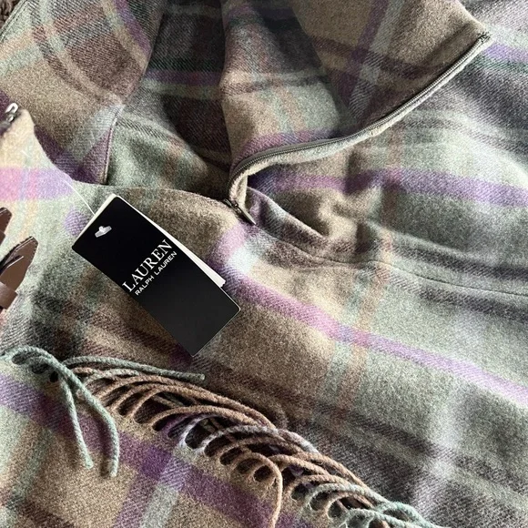 Lauren Ralph Lauren Women’s Plaid Fringe Trim Tweed Mini Skirt - Picture 13 of 16